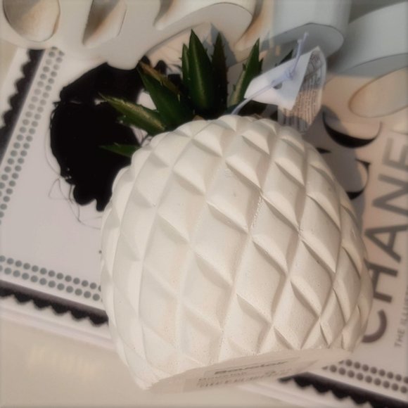 BOUCLAIR Free with $50+ Purchase-Faux Succulent In White Matt Ceramic Pi… - Picture 2 of 4